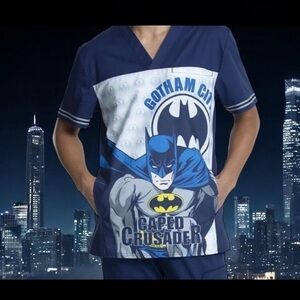 Tooniforms Batman Gotham City Scrub Top